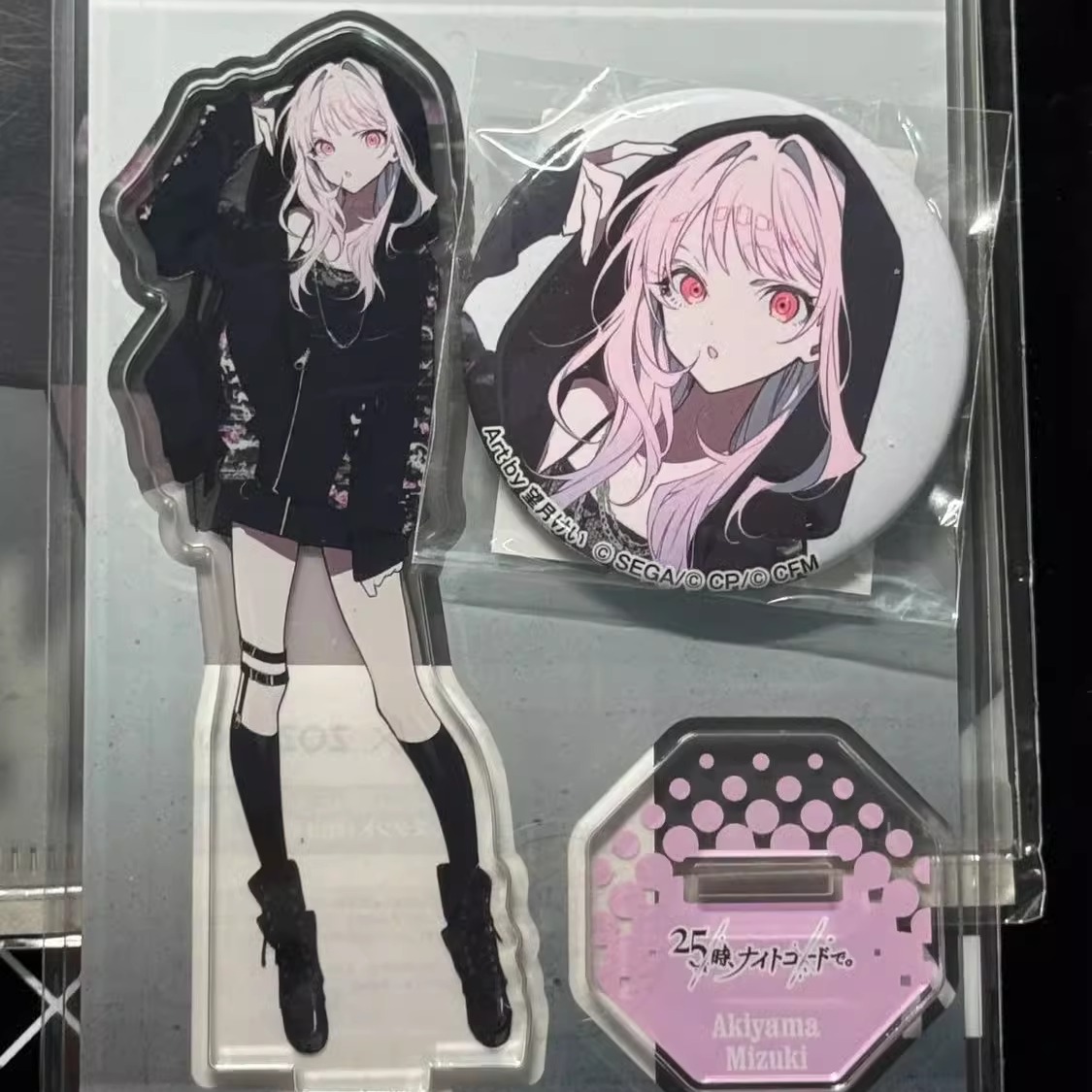 Desk Accessories - アニメAKIYAMA MIZUKIシリーズキャラクターアクリル高精細スタンディングサインコレクションモデルデスクディスプレイギフト