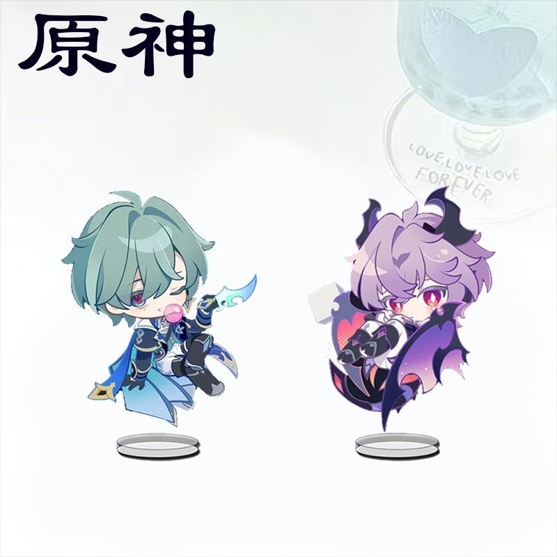 Desk Accessories - Q バージョン原神インパクト ローヘン デュリン アニメ フィギュア